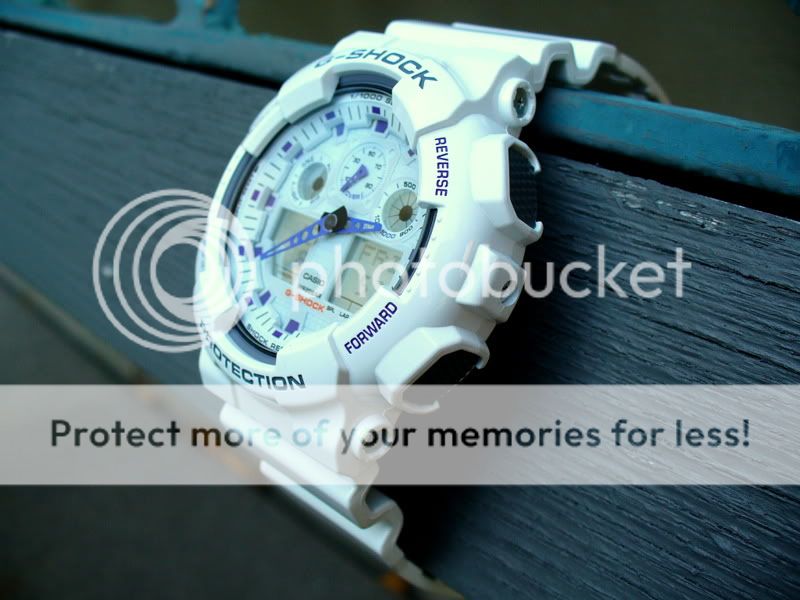 White G-Shock  (GA100-7A) GSHOCKS008